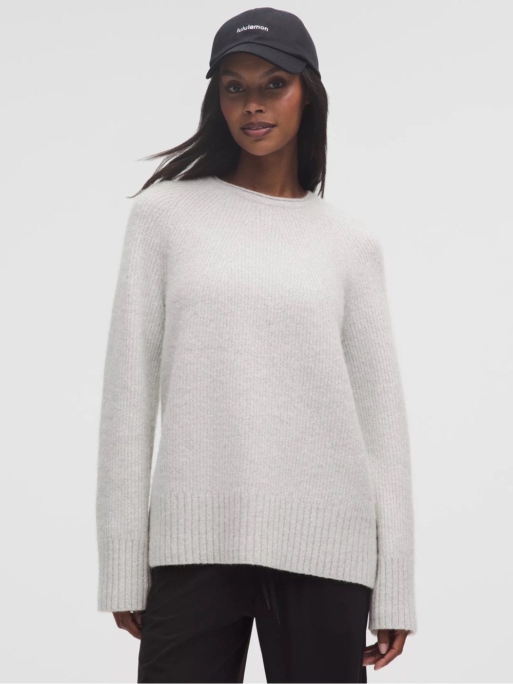 Lululemon Alpaca blend crewneck sweater. Gray. Size S